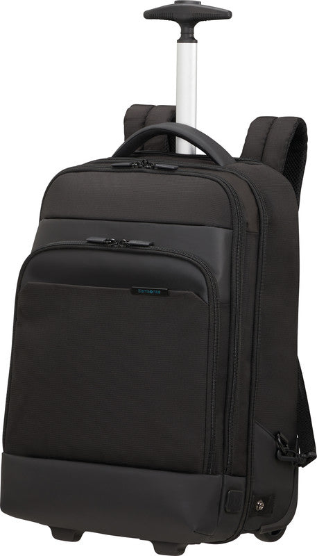 Samsonite Mysight Notebook-Trolley – 25,5 l, USB-Port, Aufsteckfunktion, recyceltes PET (rPET), schwarz