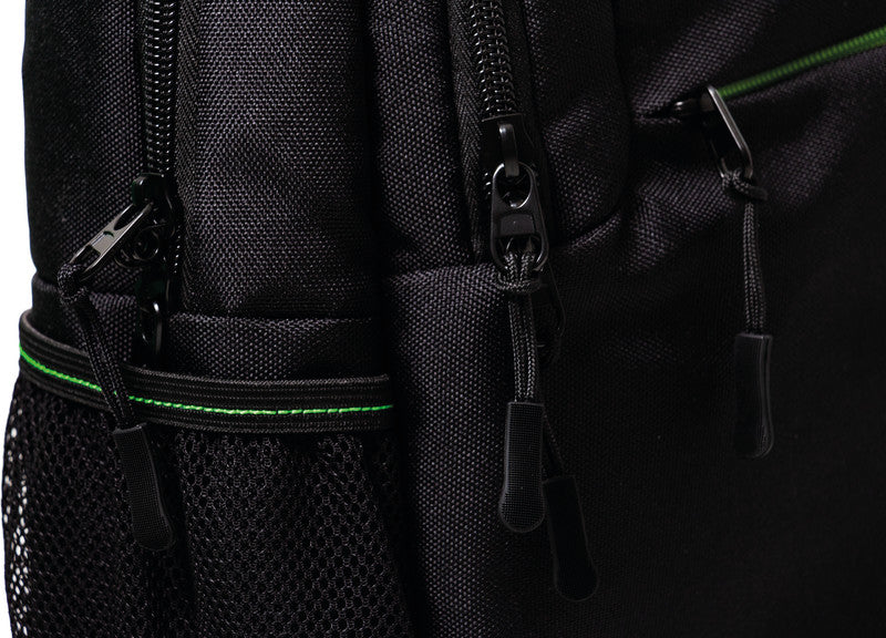 Q-Connect Notebook-Rucksack – für Notebooks bis 15,6", Aufsteckfunktion, recyceltes PET (rPET), schwarz
