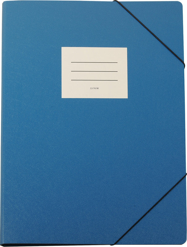 Natura line Zeichenmappe – Blau – 330 × 450 mm – für A3