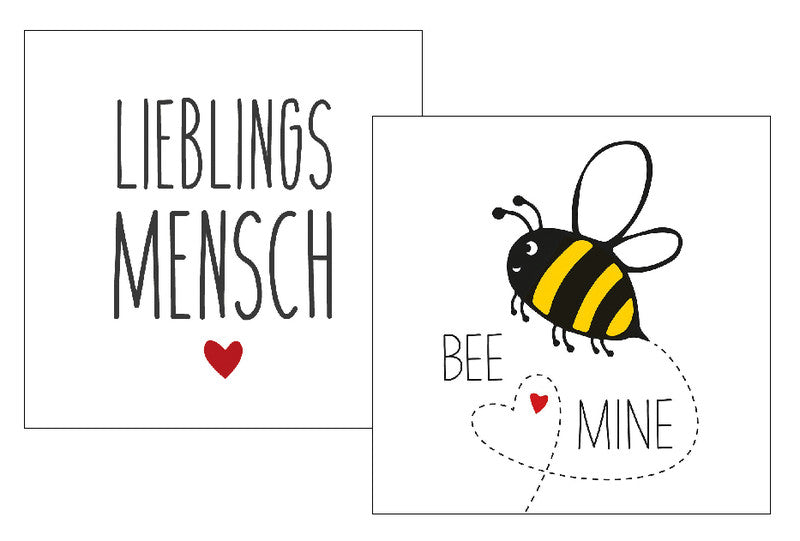 Ppd Servietten Bee Mine – 33 × 33 cm – 3-lagig, Tissue – 20 Stk., FSC
