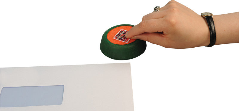 Läufer Anfeuchter – grün/orange – 85 × 27 mm – Kunststoff