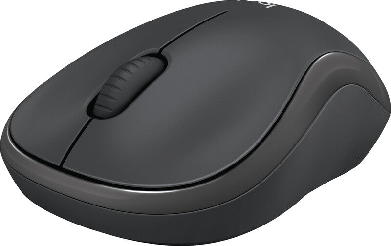 Logitech M240 Silent – Maus – Kabellos (Bluetooth/2,4 GHz), beidhändig, Graphit