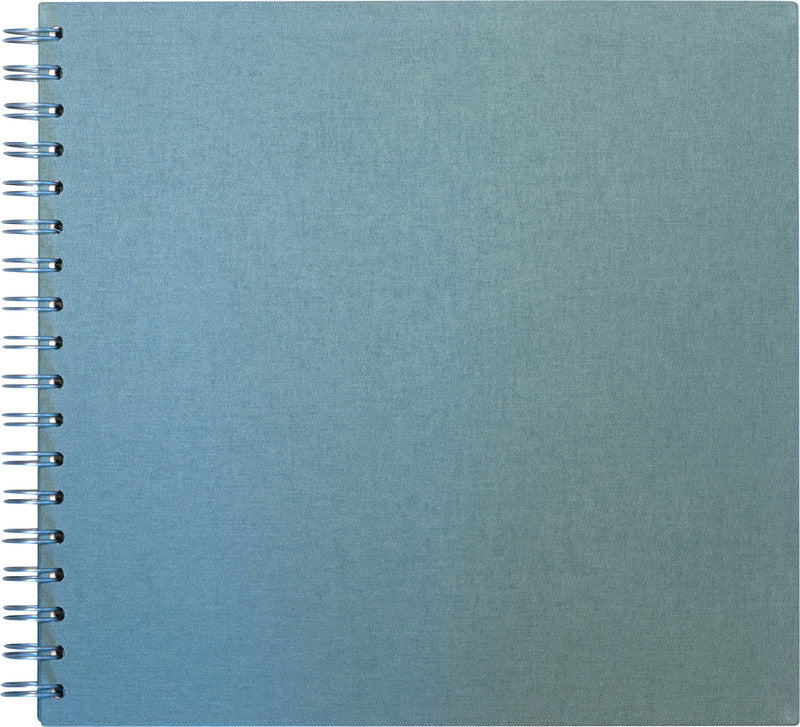 Eibert Fotoalbum – für 240 × 240 mm, seegrün, mit Spirale, Textil
