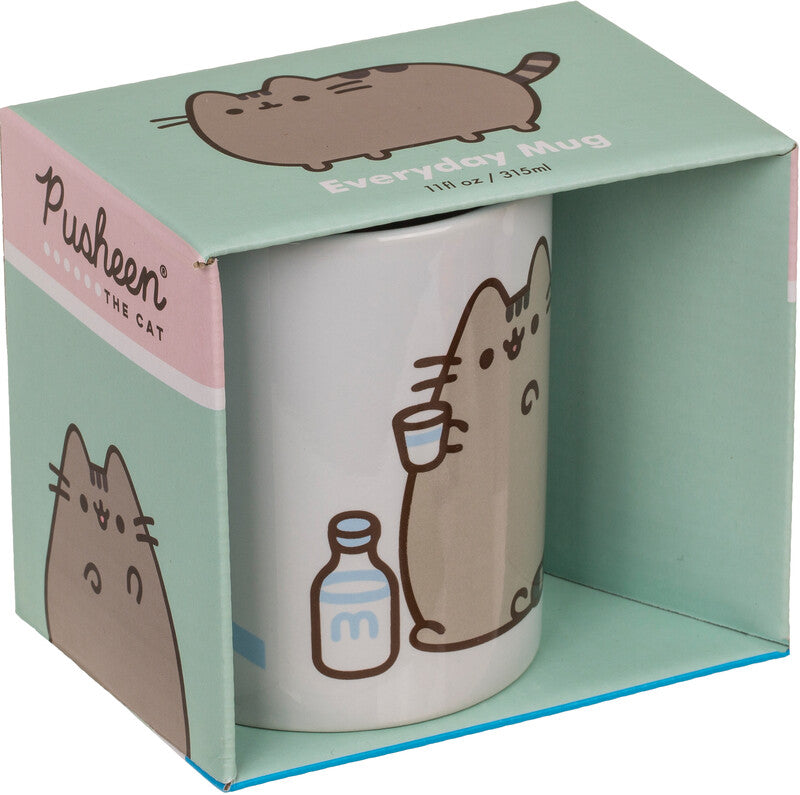 Out oft the blue Out of the Blue Pusheen Tasse – 315 ml, Steingut, Mehrfarbig, spülmaschinenfest, mikrowellengeeignet