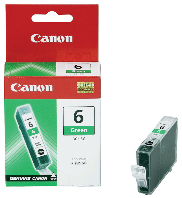 Canon Tintenpatrone BCI-6Green, grün, 390 Seiten – für verschiedene Modelle