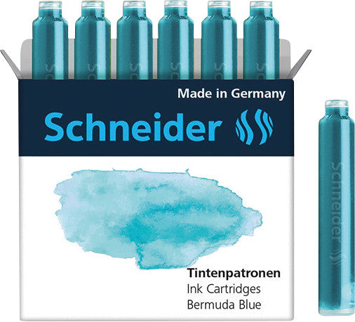 Schneider AG Schneider Callissima Kalligrafie Set – Bandzug 1,1/1,5/1,8 mm – für Rechts- & Linkshänder – Mint, Bermuda Blau