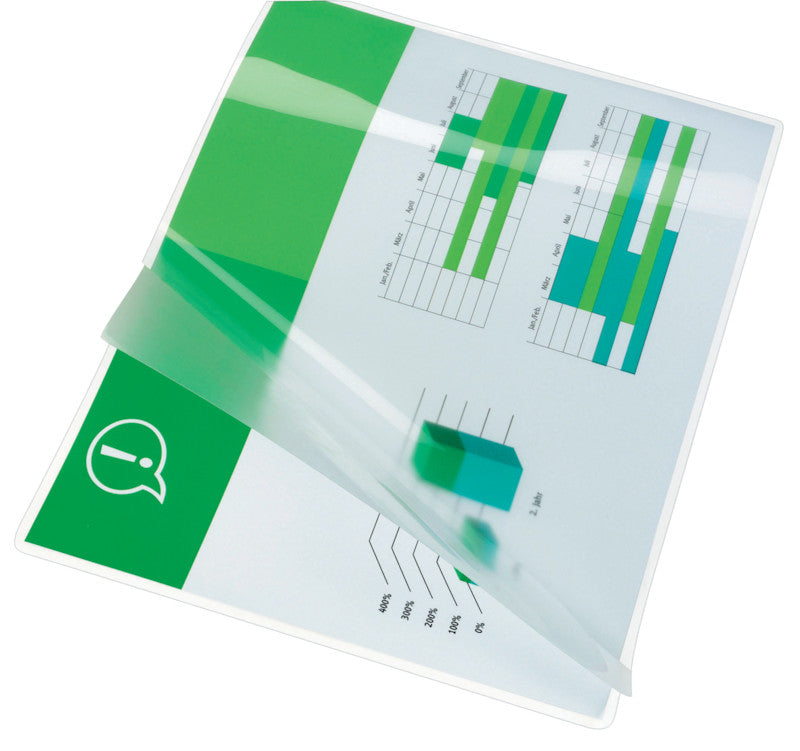 GBC Laminierfolien A2, glänzend – 125 µm, 426 × 600 mm, 50 Stk.