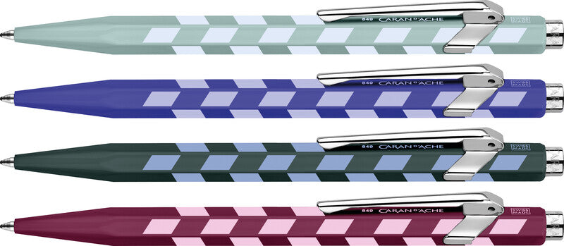 Caran d-Ache Caran d'Ache 849 MOSAIC Special Edition Kugelschreiber – Schwarz, Spitze 1 mm, nachfüllbar, dokumentenecht