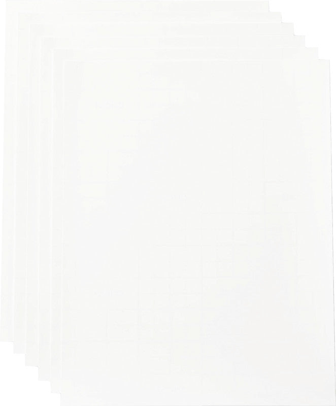Cricut Stickerpapier – für Cricut Maker, Cricut Explore und Cricut Joy Xtra – A4 – Weiss – 8 Blatt