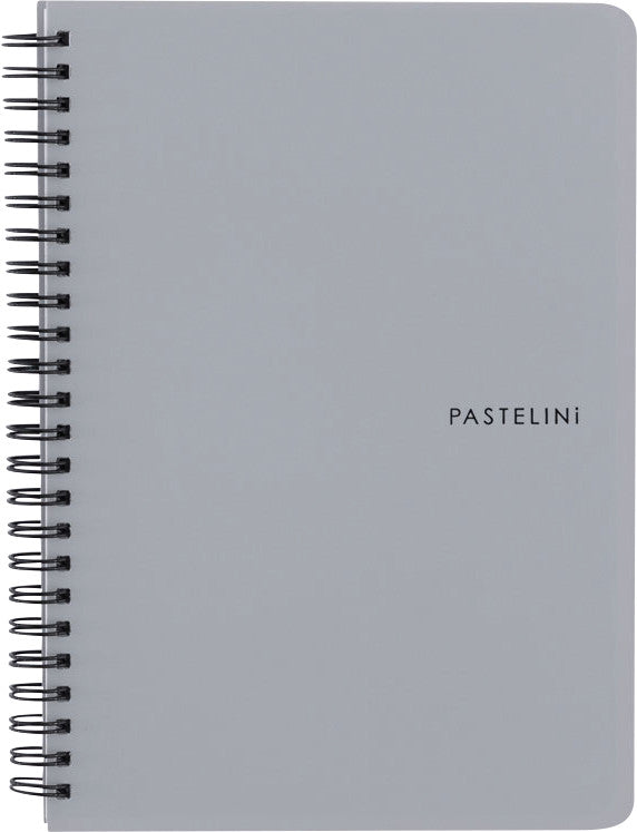 Pastelini Spiralbuch, A5, liniert, Spiralbindung, 120 Seiten, perforiert, 70 g/m² – sortiert