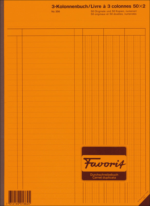 Favorit Formularblock – Deutsch, Französisch, 50 Blatt, A4
