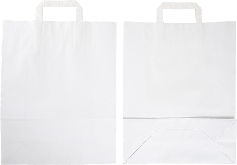 Elco Tragetasche, weiss – 320 × 130 × 410 mm – 50 Stk.
