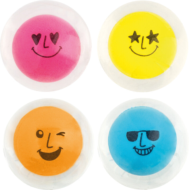 Trendhaus Chill and Smile Springball Crazy Faces – Ø 43 mm, glitzernd