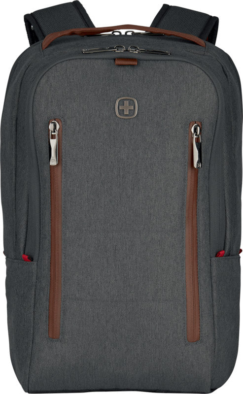 Wenger/SwissGear Wenger CityUpgrade – Notebook-Rucksack – für 16" Notebook, 15 l, Polyester, Grau, wasserabweisend