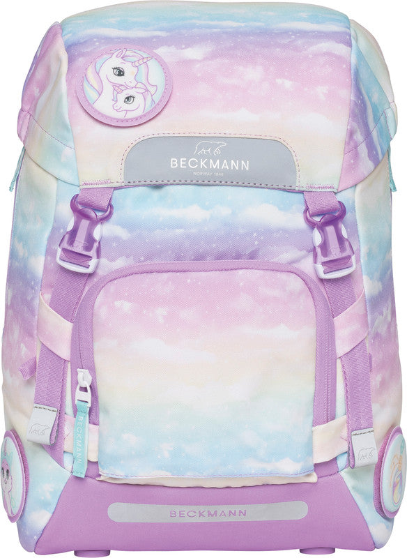 Beckmann Schulrucksack Classic – Unicorn – 24,0×37,0×25,0 cm – Recycelte Materialien