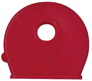 Rieffel Schlüsselkappe – Rot, Kunststoff, Ø 25 mm