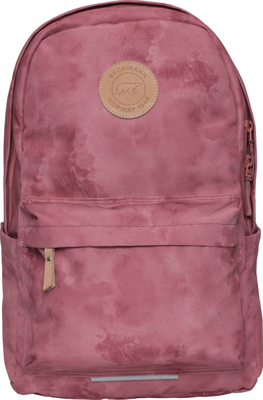 Beckmann Rucksack – City – Organic Rose, rot – 31,0×47,0×24,0 cm – aus recycelten PET-Flaschen (rPET)