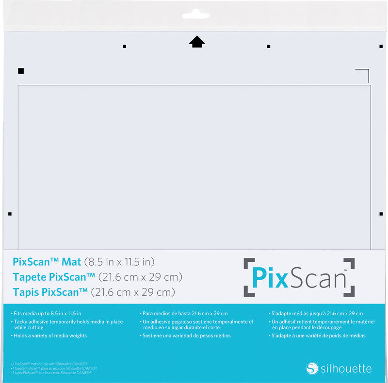 Silhouette PixScan Schneidematte – 216×290 mm, Weiss, für Cameo 1–3