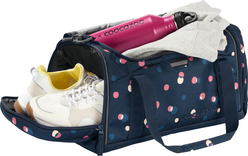Coocazoo Sporttasche – 20 l, Motiv Bubble Dreams, mit Schultergurt, wasserabweisend, 40 × 24 × 23 cm