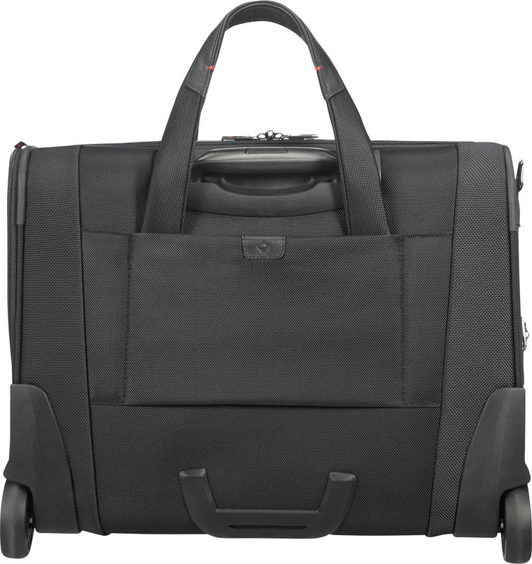 Samsonite Pro-DLX 5 Notebook-Trolley – 34,5 l, RFID-Fach, Aufsteckfunktion, Nylon, Schwarz