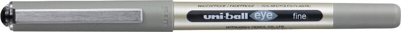 Uni-Ball eye fine ECO – Tintenroller, dokumentenecht, mit Kappe, 0,5 mm, schwarz