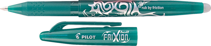 Pilot FriXion Ball Gelschreiber – grün, 0,7 mm, radierbar, Kappe, nachfüllbar