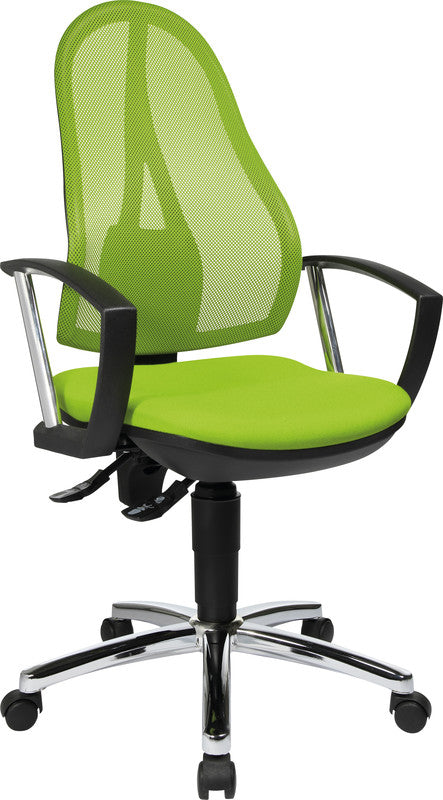Topstar Bürostuhl Open Point P Plus – Sitzhöhe 43–51 cm, 110 kg, apfelgrün