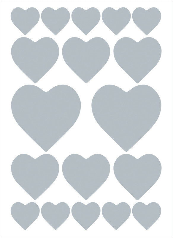 HERMA Schmucketiketten Decor – 84 × 120 mm – silber – 36 Stk.