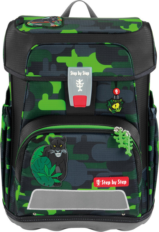 Step by Step Schulrucksack-Set Cloud – 5-teilig – Black Cat Chiko – Recycelte Materialien