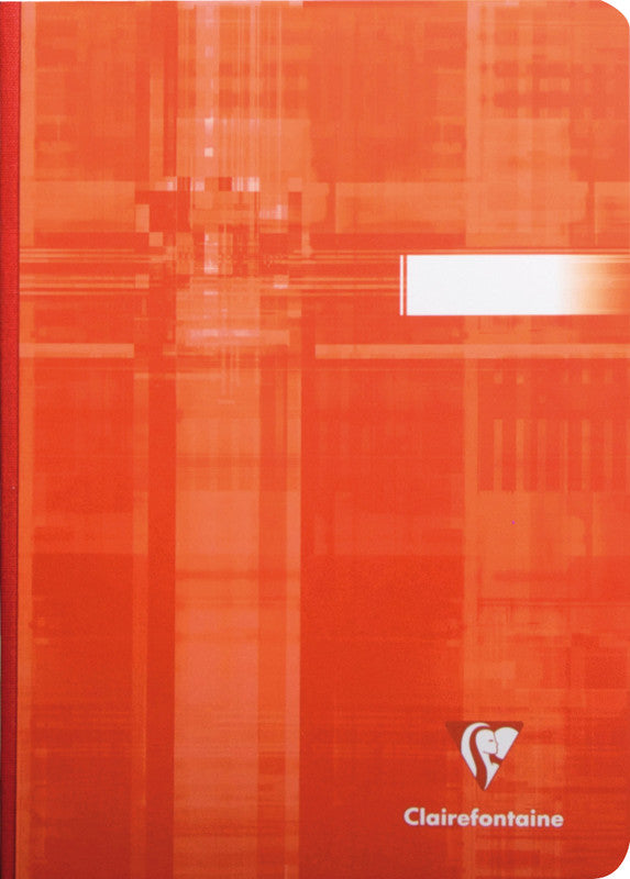Clairefontaine Notizheft, A5, kariert, 5 mm, Leinenrücken, Karton, 192 Seiten, 90 g/m² – sortiert