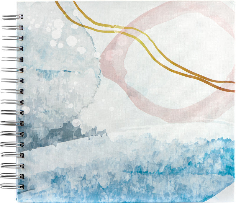 Hama Fotoalbum – für 280 × 240 mm, blau, Spiralbindung, Karton