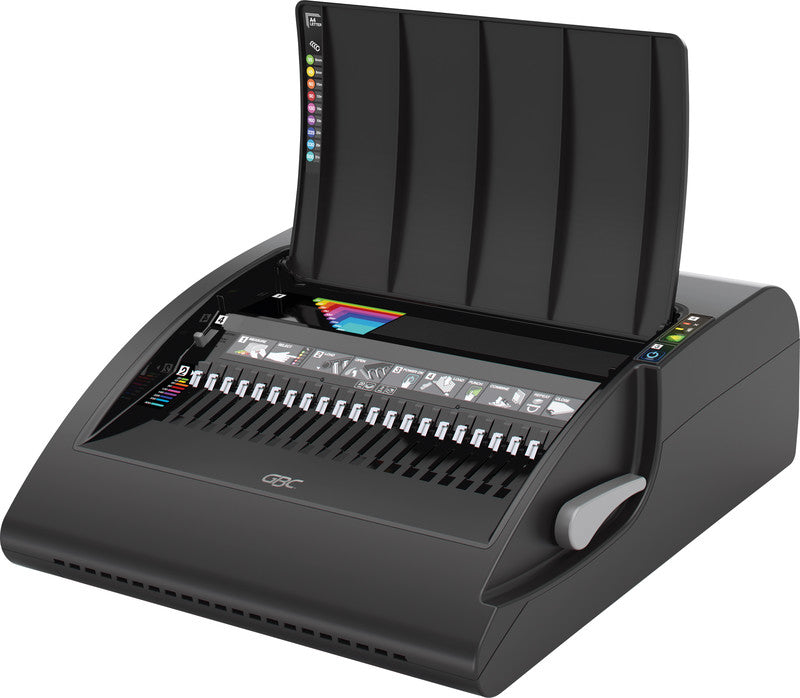 GBC CombBind C210E Stanz- und Bindemaschine – Plastikbindung, für 21-Loch, A3, bis 20 Blatt