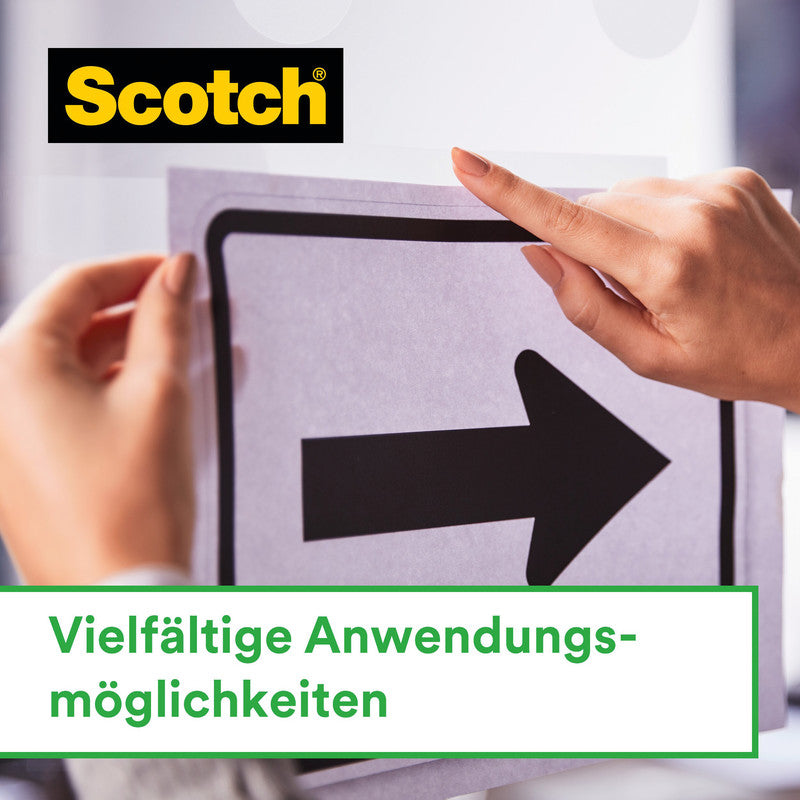 Scotch Handabroller – für Rollenbreite bis 19 mm, für Bandlänge bis 15 m, für Kern 1", transparent