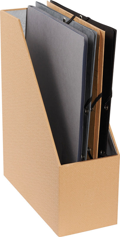 Exacompta OfficeByMe Stehsammler – A4+ – Karton – Beige – 110 × 250 × 310 mm