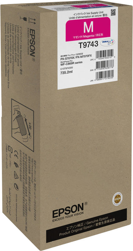 Epson Tintenpatrone T9743, Magenta