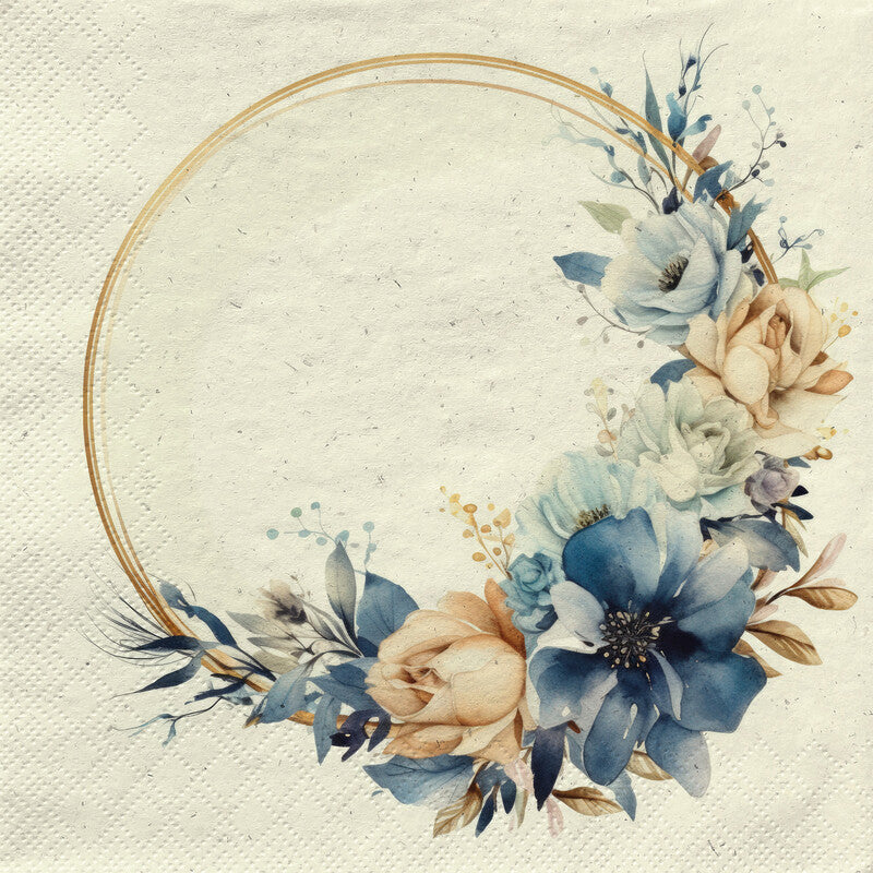 Fasana Servietten Elegant Wreath – 33 × 33 cm – 2-lagig, Tissue – 20 Stk., FSC