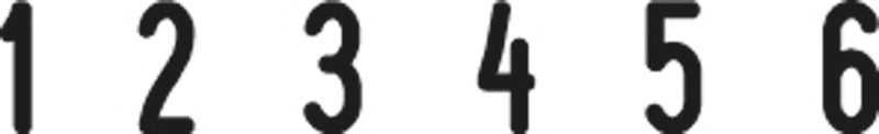 Trodat Motivstempel Professional 4.0 – Motiv: Zahlen, selbstfärbend, Metall