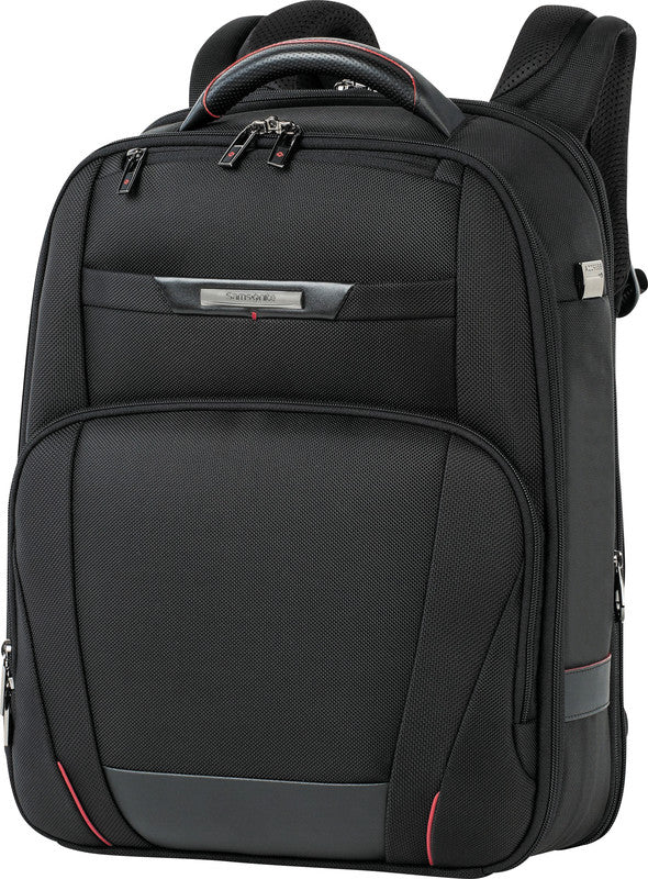 Samsonite Pro-DLX 5 Notebook-Rucksack – 21/26 l, RFID-Fach, Aufsteckfunktion, Nylon, Schwarz
