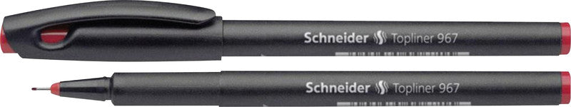 Schneider Schreibgeräte Schneider Topliner 967 Fineliner 0,4 mm – rot