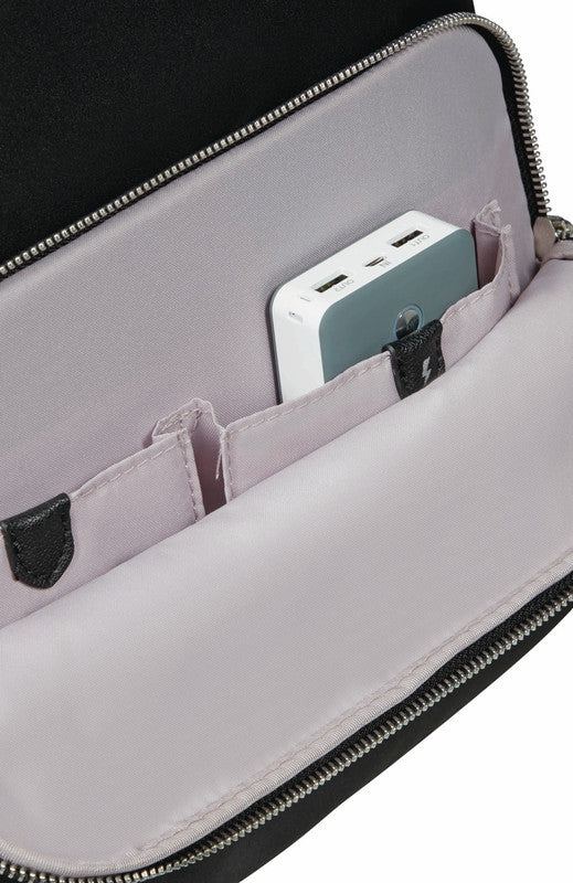 Samsonite Karissa Biz 2.0 Notebook-Rucksack – 13,5 l, USB-Port, Aufsteckfunktion, Nylon, Schwarz