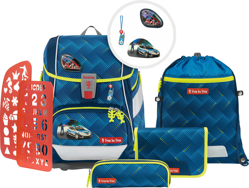 Step by Step Schulrucksack-Set 2in1 Plus – 6-teilig – Hero Tom