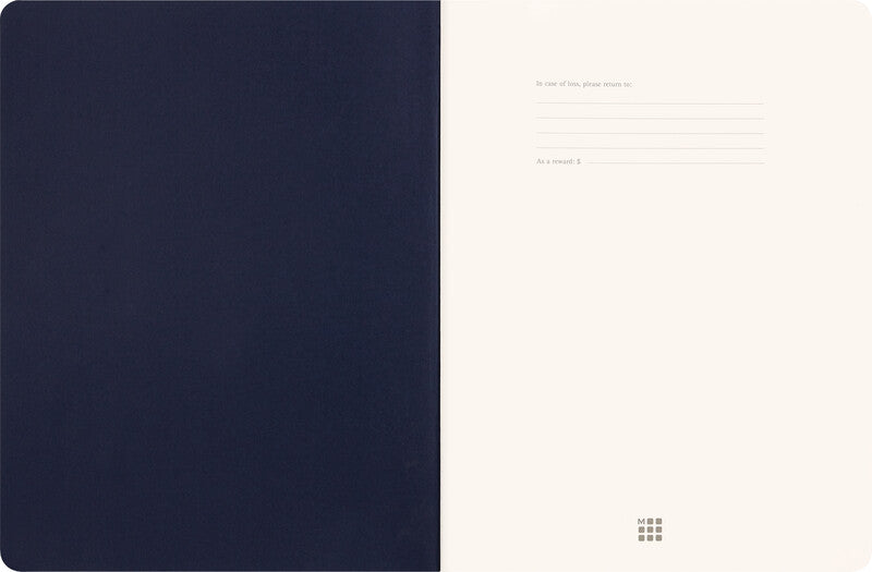 Moleskine Notizheft Limited Edition Sakura, liniert, Fadenheftung, Karton, 120 Seiten, 70 g/m² – blau/rosa