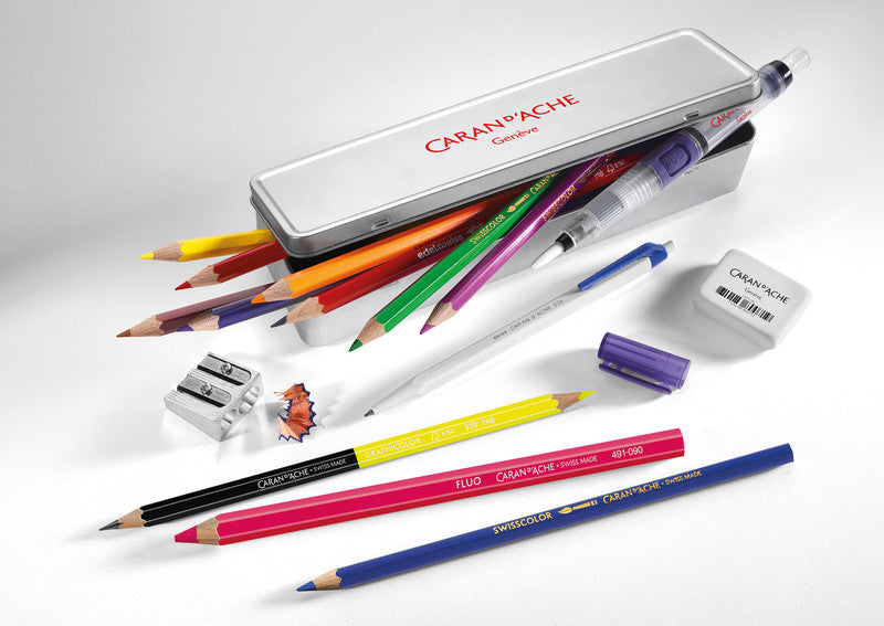 Caran d-Ache Schreibset Swisscolor – 16-teilig