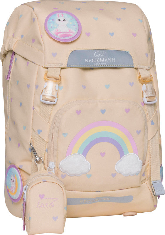 Beckmann Classic Schulrucksack – Yellow Heart – aus rPET
