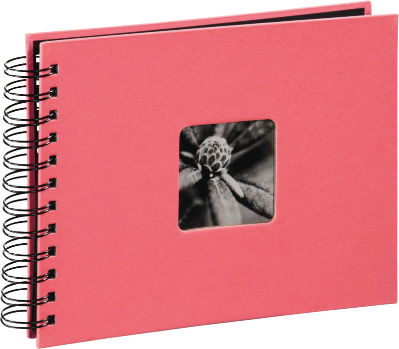 Hama Fotobuch – für 240 × 170 mm, Flamingo, mit Pergaminzwischenblättern, Papier