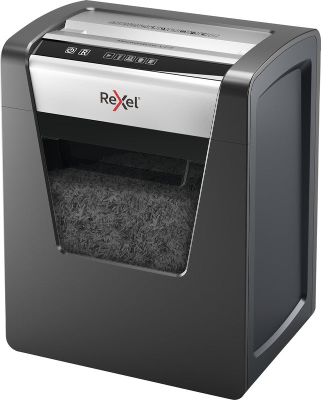 Rexel Momentum X415 – Aktenvernichter, DIN P-4, Partikelschnitt 4 × 40 mm, 15 Blatt, 23 l, A4