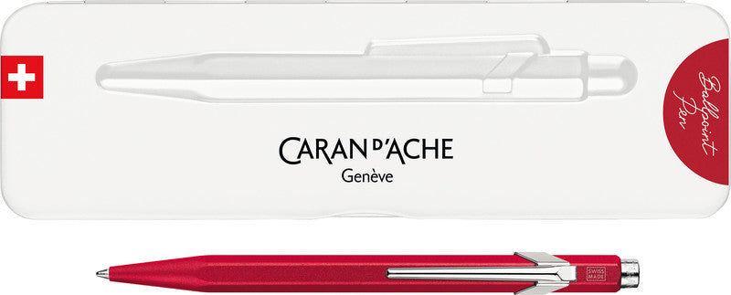 Caran d-Ache Caran d'Ache Kugelschreiber – Rot, Aluminium