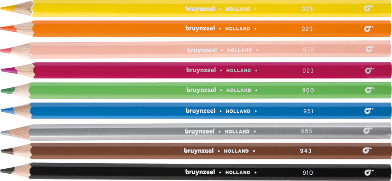 Bruynzeel Farbstift – Gelb, Ø 3,3 mm