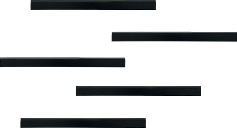 Durable Durafix Rail Magnetleiste – 210 × 17 mm, schwarz, selbstklebend, wiederablösbar, 5er-Pack