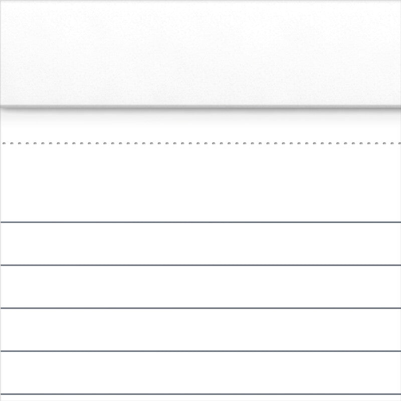 Elba Notizblock A6, liniert, Klammerheftung, 80 Blatt, perforiert, 90 g/m² – sortiert